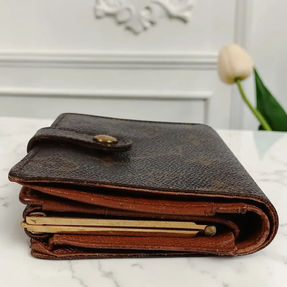 Louis Vuitton Authentic Vintage Monogram French Kisslock Wallet - Picture 8 of 15